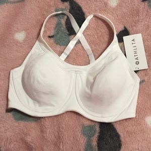 Athleta White Bra
